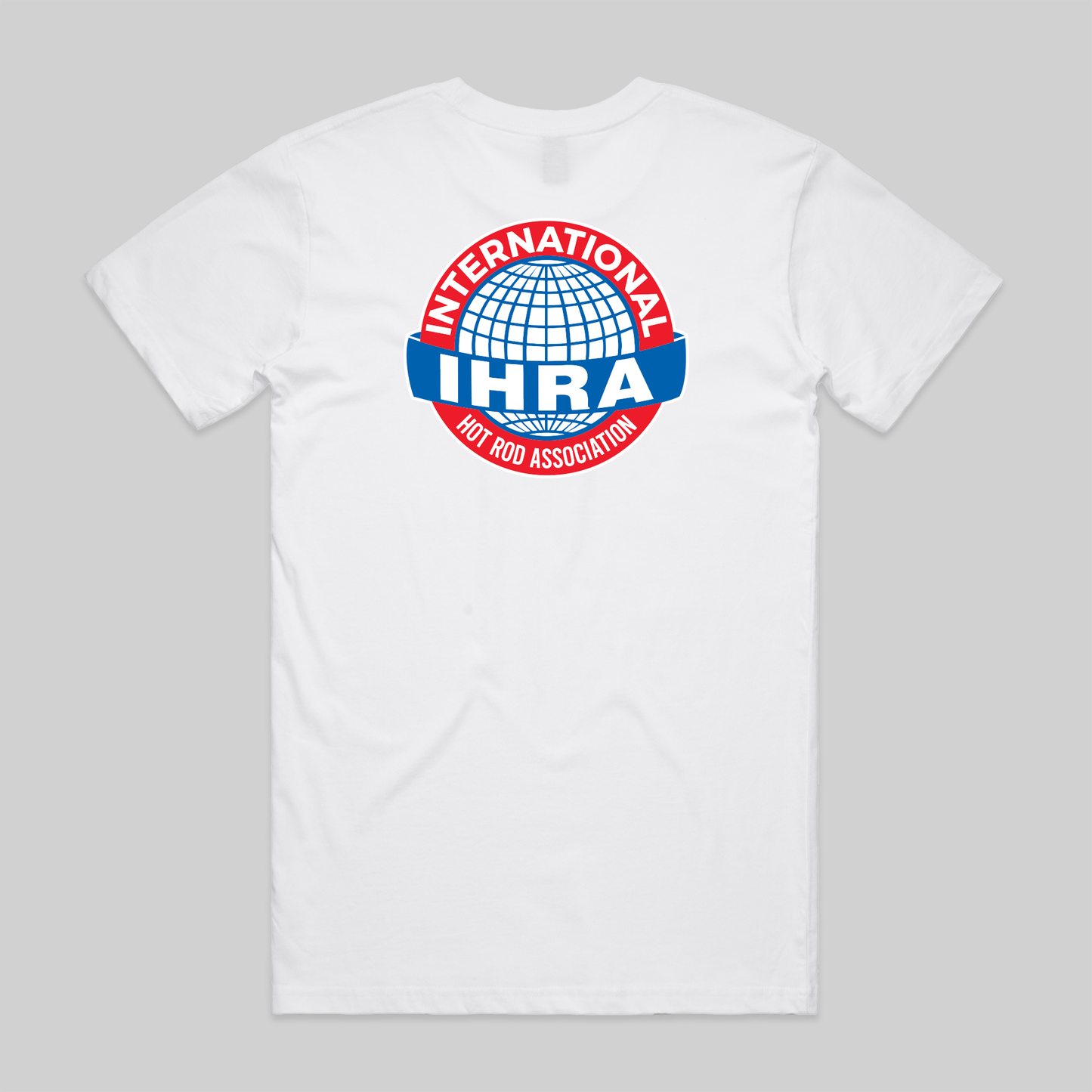 IHRA LOGO SIMPLE WHITE T-SHIRT