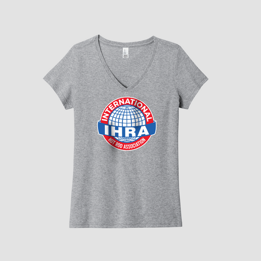 LADIES VNECK LOGO TEE