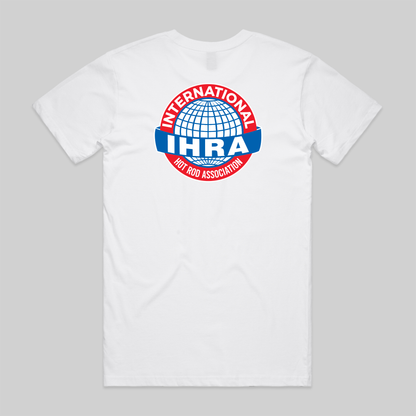 IHRA LOGO SIMPLE WHITE T-SHIRT