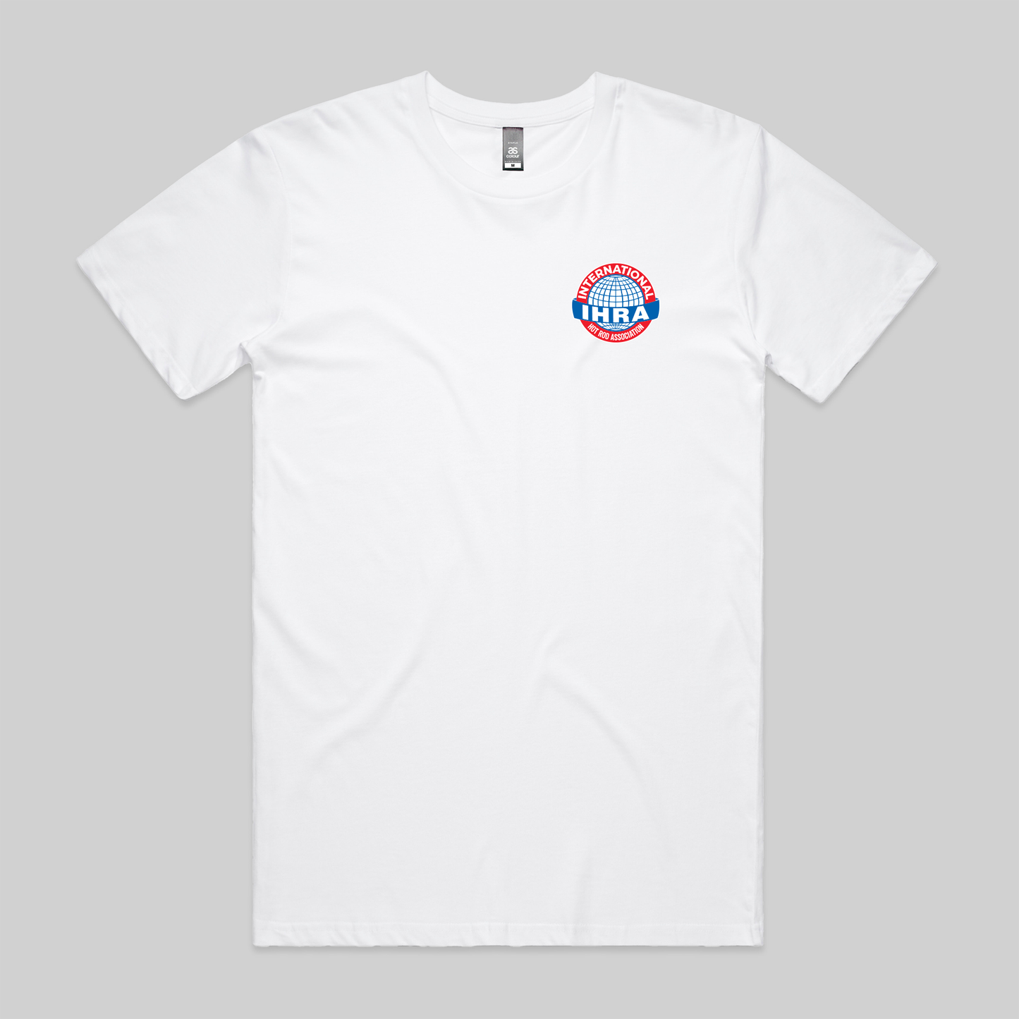 IHRA LOGO SIMPLE WHITE T-SHIRT